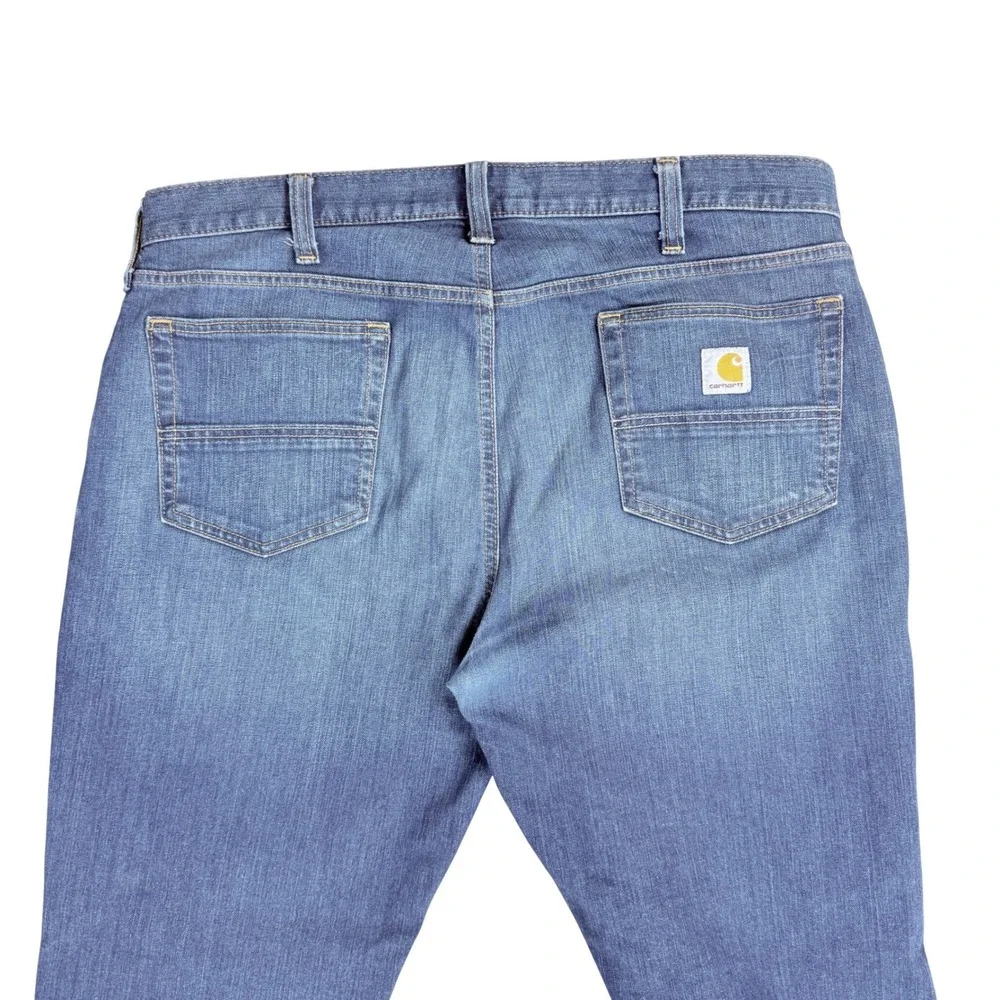Carhartt Relaxed Fit Jeans Mens 38x30 Blue Denim Rugged Workwear Utility Outdoor